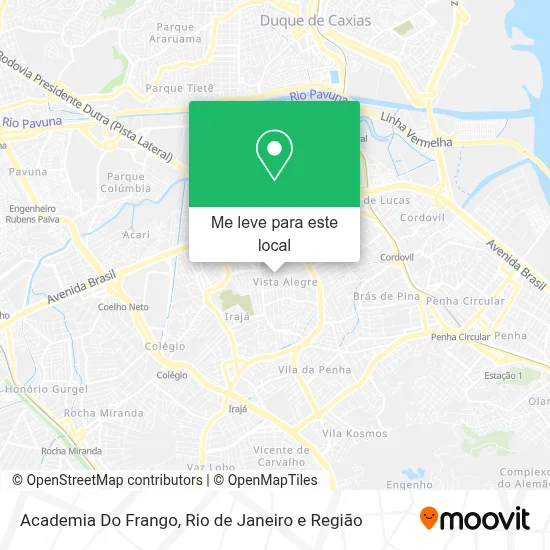 Academia Do Frango mapa