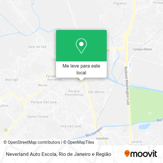 Neverland Auto Escola mapa