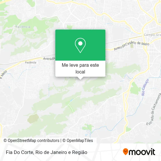 Fia Do Corte mapa