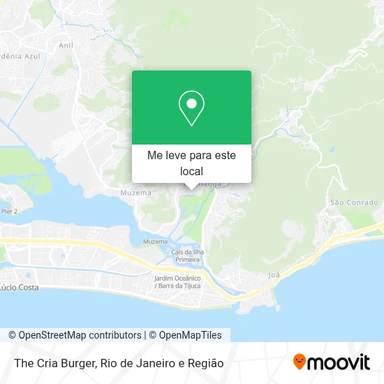 The Cria Burger mapa