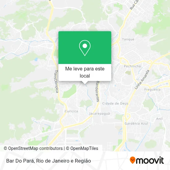 Bar Do Pará mapa