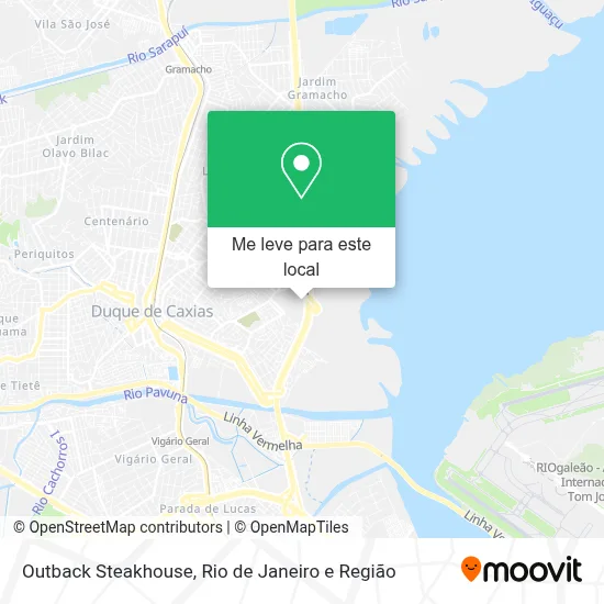Outback Steakhouse mapa