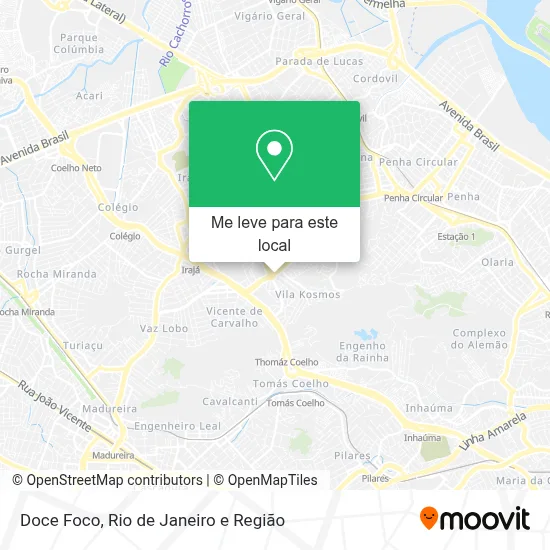 Doce Foco mapa