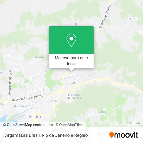 Argamassa Brasil mapa