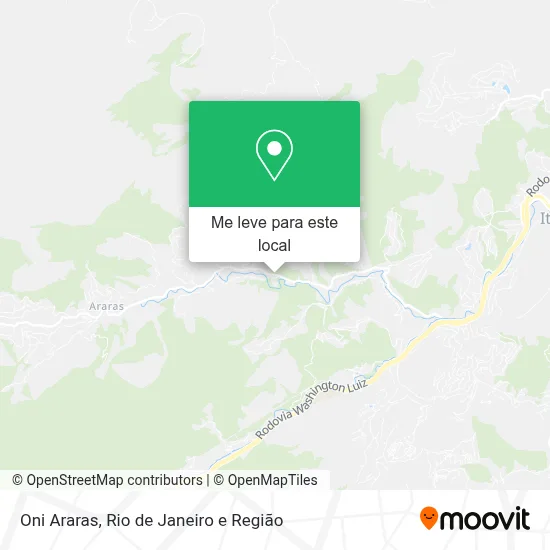 Oni Araras mapa