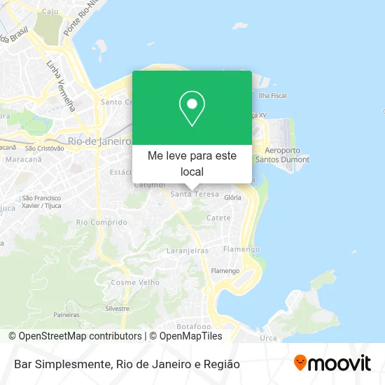 Bar Simplesmente mapa