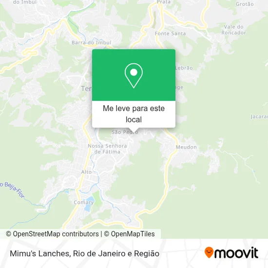 Mimu's Lanches mapa