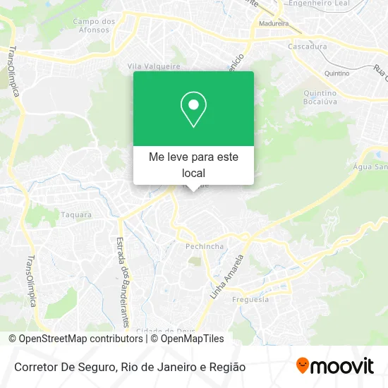 Corretor De Seguro mapa