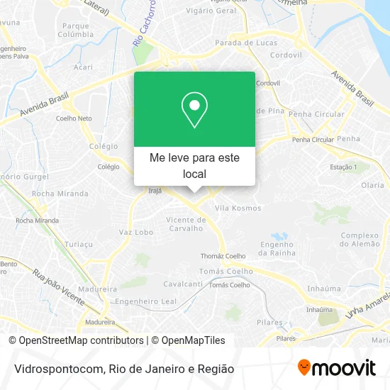 Vidrospontocom mapa