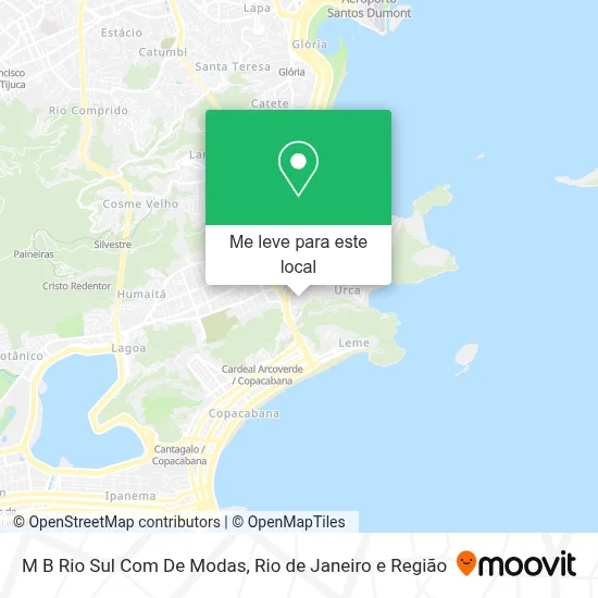 M B Rio Sul Com De Modas mapa