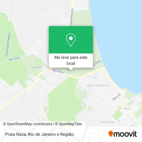 Praia Rasa mapa