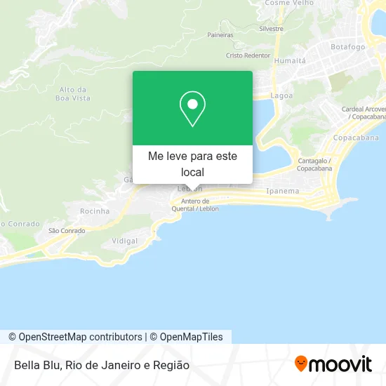 Bella Blu mapa