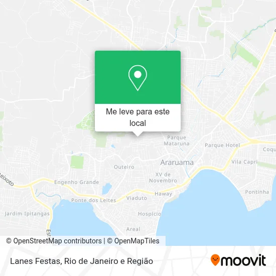 Lanes Festas mapa