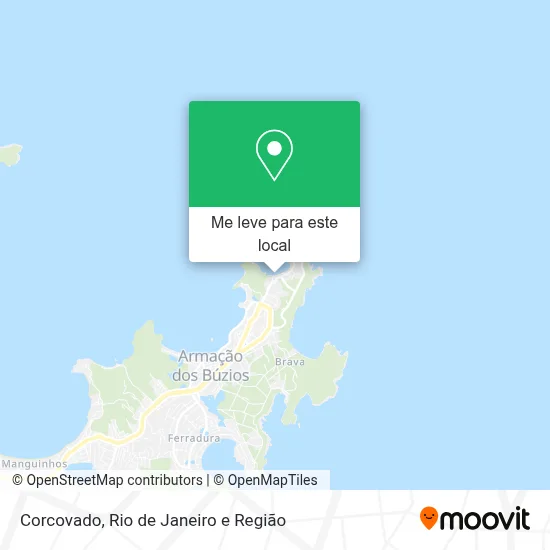 Corcovado mapa