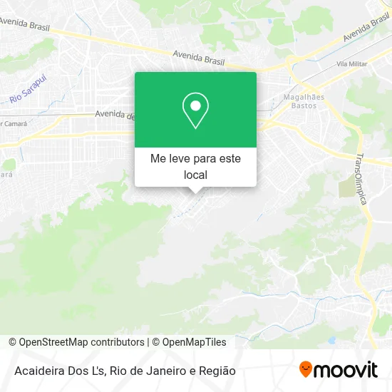 Acaideira Dos L's mapa