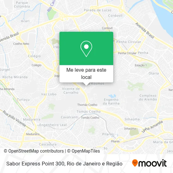 Sabor Express Point 300 mapa