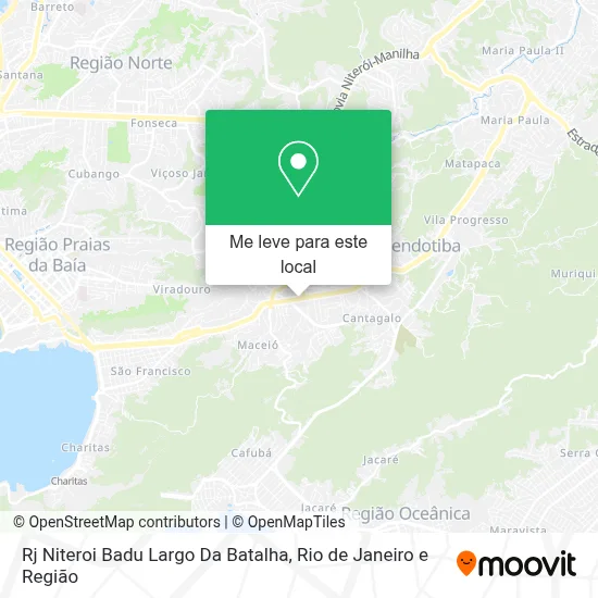 Rj Niteroi Badu Largo Da Batalha mapa