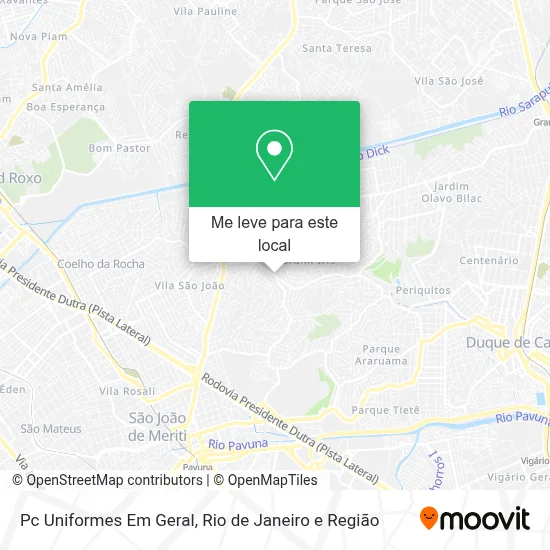 Pc Uniformes Em Geral mapa
