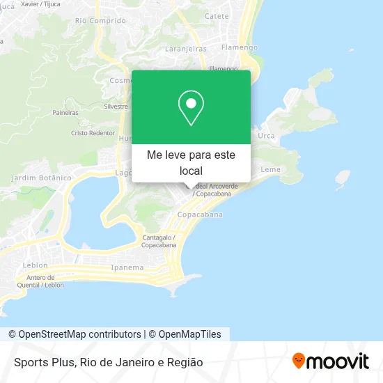 Sports Plus mapa
