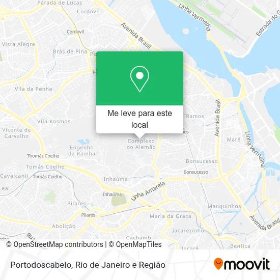 Portodoscabelo mapa