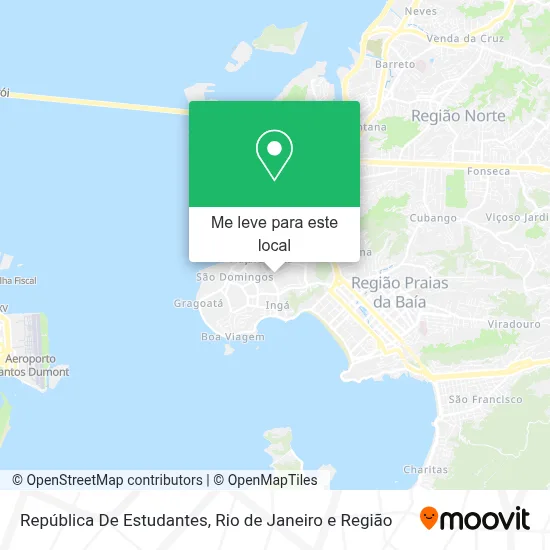 República De Estudantes mapa