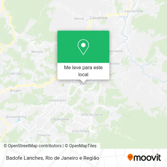 Badofe Lanches mapa