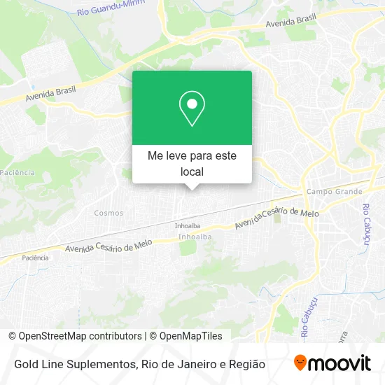 Gold Line Suplementos mapa