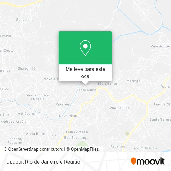 Upabar mapa
