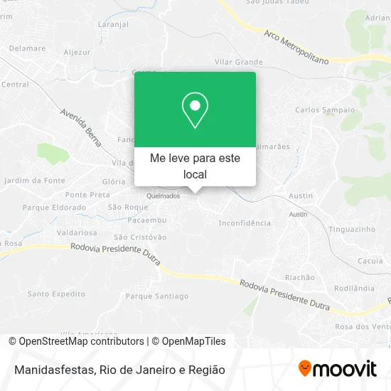 Manidasfestas mapa