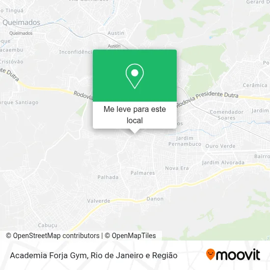 Academia Forja Gym mapa