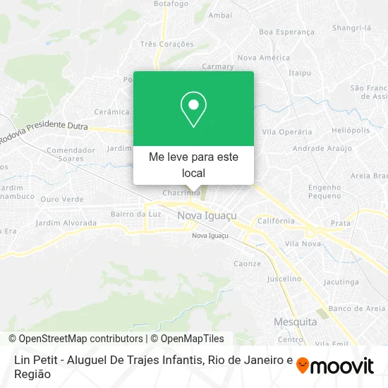 Lin Petit - Aluguel De Trajes Infantis mapa
