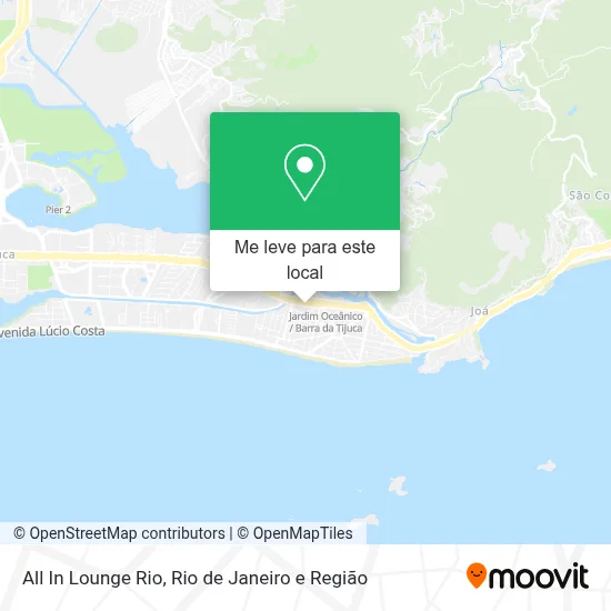All In Lounge Rio mapa