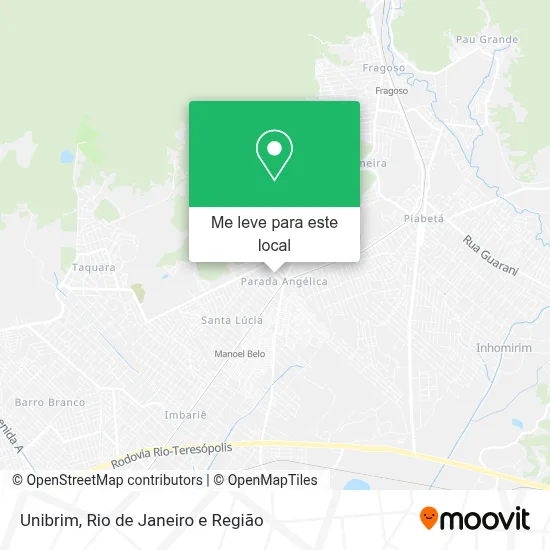 Unibrim mapa