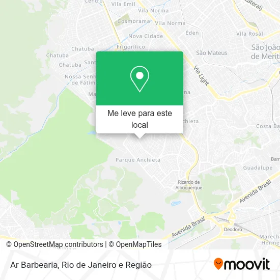 Ar Barbearia mapa