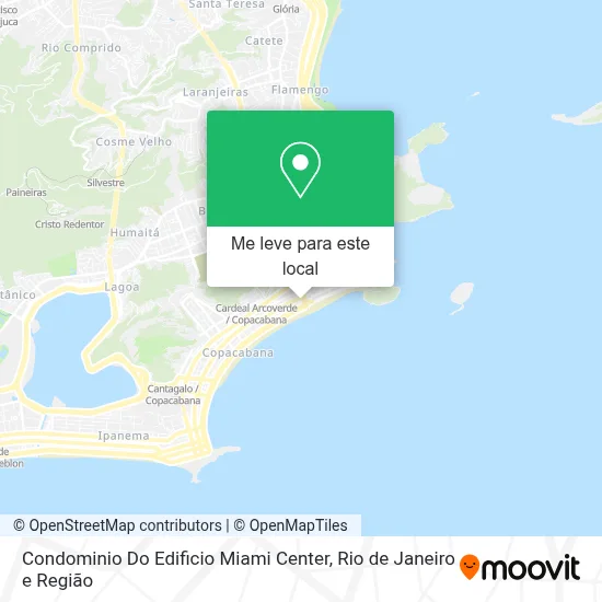 Condominio Do Edificio Miami Center mapa