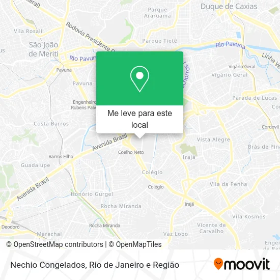 Nechio Congelados mapa