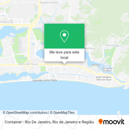 Container - Rio De Janeiro mapa