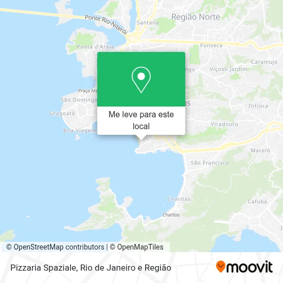 Pizzaria Spaziale mapa