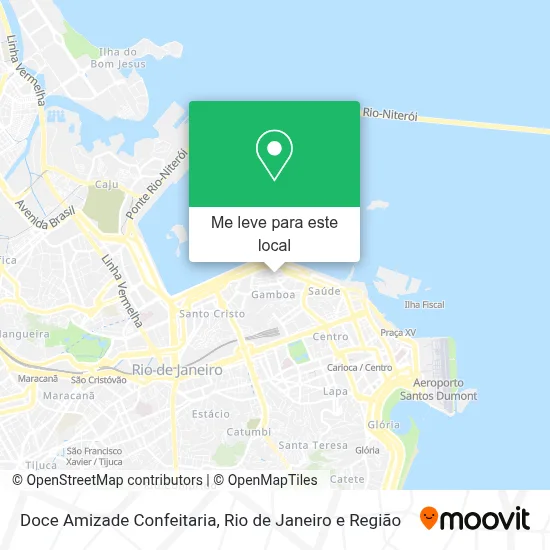 Doce Amizade Confeitaria mapa