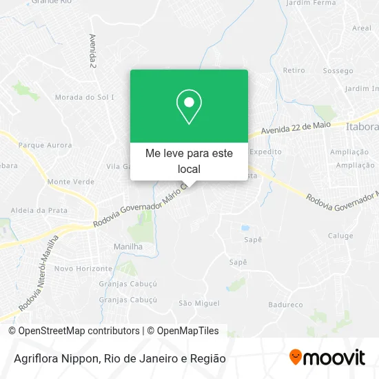 Agriflora Nippon mapa