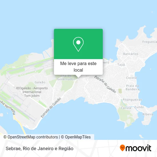 Sebrae mapa