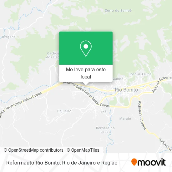 Reformauto Rio Bonito mapa