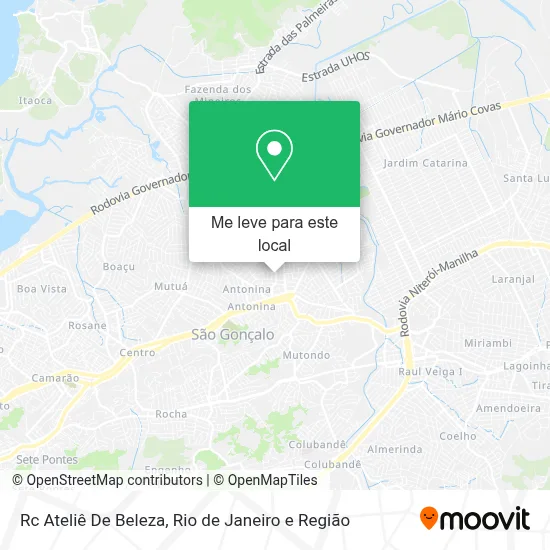 Rc Ateliê De Beleza mapa