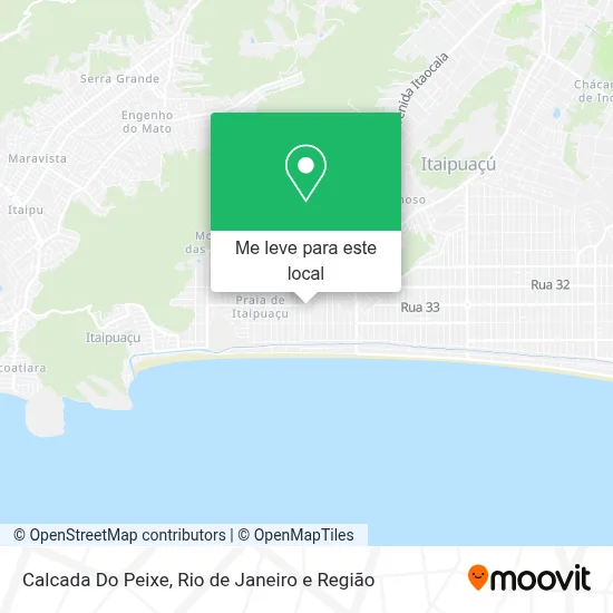 Calcada Do Peixe mapa