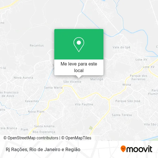 Rj Rações mapa