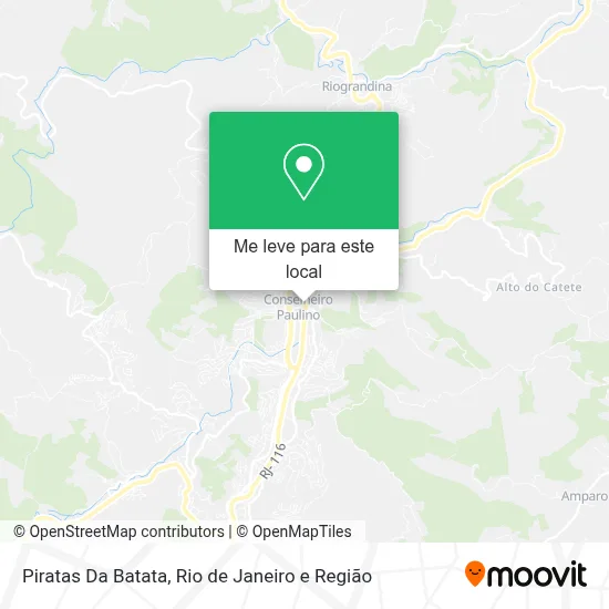 Piratas Da Batata mapa