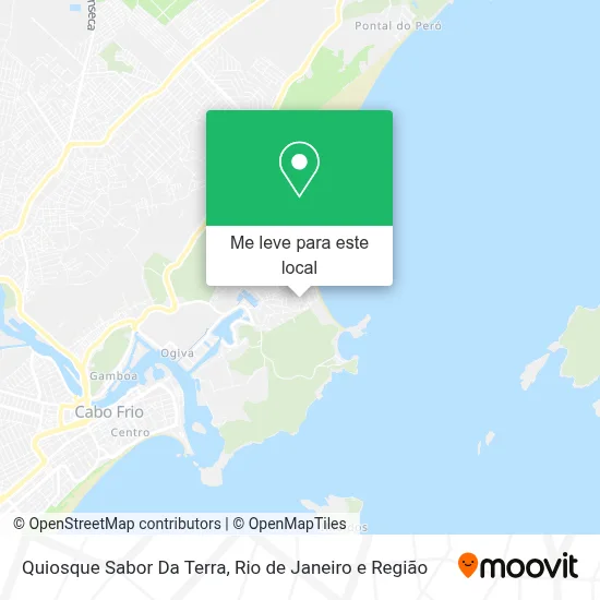 Quiosque Sabor Da Terra mapa