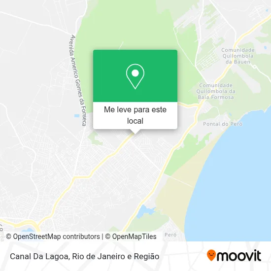 Canal Da Lagoa mapa