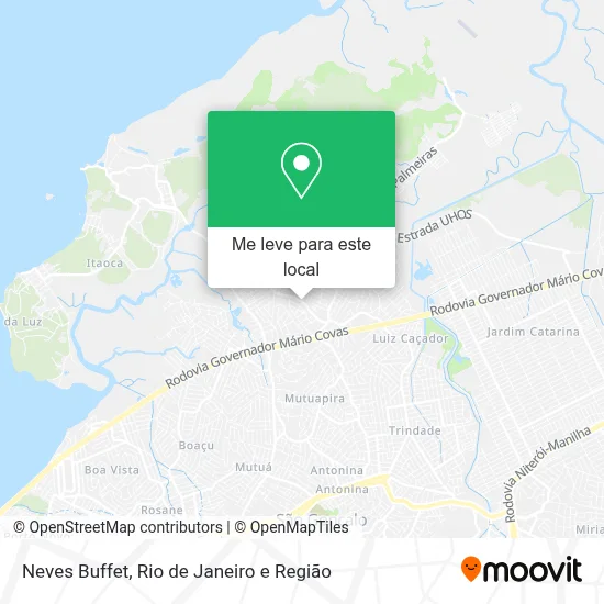 Neves Buffet mapa