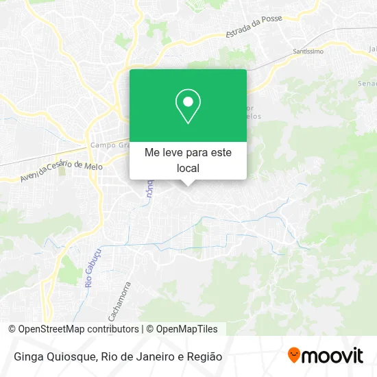 Ginga Quiosque mapa